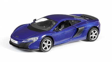 Машина металлическая RMZ City 1:32 McLaren 650S, инерционная, цвет синий 